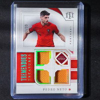 Pedro Neto 2022 Panini National Treasures Tremendous Treasures Triple Match-Worn Memorabilia /99 #TT