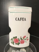 SPICE JAR - ALBA JULIA - 0.5 liter - PORCELAIN - 17 x 9 x 8 cm - OLD - PERFECT