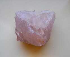 Rose Quartz Block (candle holder)