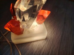 Retro Soviet crystal mood lamp Lucite/Plexi night light 1970s/80s