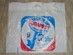 Retro Skála Nagyáruház Skála-Coop ÁFÉSZ Szövetkezet nejlon tasak szatyor zacskó - 1970-es