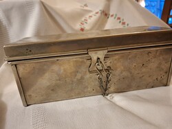 Old Metal Frame Storage Box