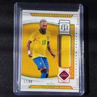 Neymar Jr. 2022 Panini National Treasures Timeline Materials Match-Worn Memorabilia /99 #TM-NJR