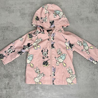 Pink Disney Donald Duck, Minnie Mouse lightweight jacket for girls, 3-6 months