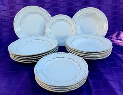 Zsolnay feathered dinnerware set
