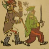 János Garay: The Veteran / Illustrated with Mihály Gácsi's Color Woodcuts