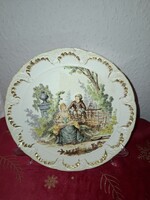 Antique sarreguemines ftancia faience decorative plate 17.5 cm for sale based on the pictures