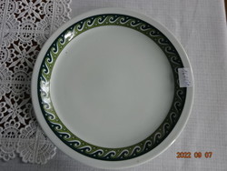 Lilien porcelain Austria, flat plate with green pattern, diameter 21 cm. He has!