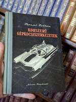 1956 Iconic retro! Zoltán Ternai: modern car structures -technical publisher-