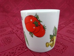 Gerold Bavarian German porcelain pepper cup, height 6.2 cm. He has!