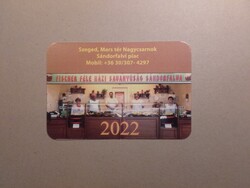 Hungary - Card Calendar 2022 XIX