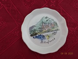 Aquincum porcelain bowl. Lillafüred memorial, diameter 8 cm. He has!