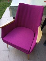 Refurbished Vintage Lilac Armchair