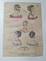 Antik párizsi divatlap, Le Bon Ton Journal de Modes, 1867. február