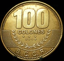 Costa Rica 100 colón, 2007 G03F3