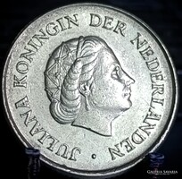 Hollandia 25 cent, 1969 Verdejel: ''hal'' baloldalt a névérték mellett D06F3