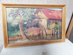 Eladó egy Maróthi Major Jenő jelzéssel olaj-farost technikával készült hibátlan festmény.