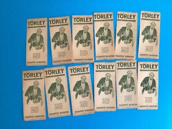 Törley counting sheets (klösz gy. Graphics) 12 pieces.