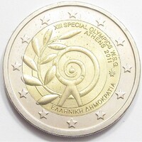 Greece, 2 euro 2011 - Special Olympics Athens aUNC+ alloy