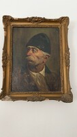 Portrait of an Elderly Hungarian Peasant