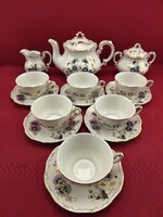 Zsolnay cornflower pattern 6-person tea set #3