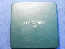 Gambia Proof set 1966 - 6 coins (1 Penny - 4 Shilling) in display box (Only 6,600 sets)