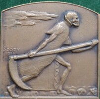 Sződy Szilárd: Dr. Lajos Smidt, Doctor, Collector, Museum Founder Plaque 1936