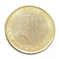 Hollandia,1 euro 2011 aUNC+ ötvözet