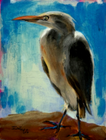 Gém - deszkakép - 18 x 13,5 cm (madár)