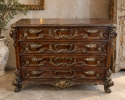 Richly Carved Chest of Drawers