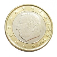 Belgium,1 euro 2005 aUNC+ ötvözet
