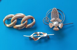 3 aranyozott bross