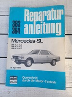 German Repair Manual for Mercedes-Benz R107 (SL) and C107 (SLC) Series