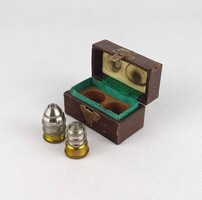 2B746 19th Century Antique Vienna C. Reichert Microscope Lens Pair in Beautiful Box