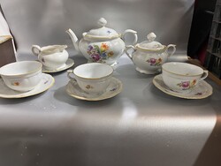 Eladó antik E. Eichwald porcelán teáskészlet
