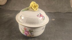 Herendi Rose Handle Bonbonniere 583