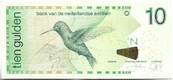10 gulden 2016 Holland Antillák Curacao Gyönyörű