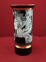 Hollóházi Szász Endre 26 cm 'Sunshine' Vase #3