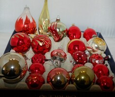 Antique / Retro Glass Christmas Tree Ornament Pack – 23 pcs