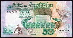 Seychelles 50 Rupees UNC 1989
