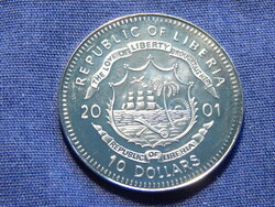 Libéria 10 Dollars  Szolzsenyicin elhagyja a Gulagot 1953 – 2001  A Szabadság pillanatai sorozat