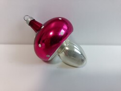 Retro mushroom Christmas tree ornament