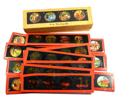 Vintage film projectors, slide projectors, slide films