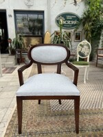 Solid Wood Style Design Chair with New Upholstery