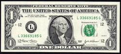 USA 1 Dollar San Francisco UNC 2003