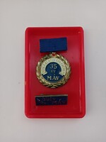 Hungarian 35-Year Service Memorial Medal by MÁV