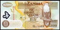 Zambia 500 Kwacha Polymer UNC 2009