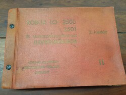 Robur Lo 2500 , 2501 teherautó könyv, veterán jármű, alkatrészkatalogus