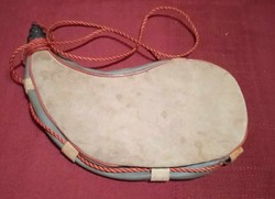 Old Leather Drink Pouch from the 1940s, Made in Hungary by My Grandmother