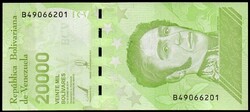 Venezuela 20,000 Bolívares UNC 2019